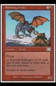 Magic the Gathering: 6th Edition (Base Set) card 207 Spitting Drake