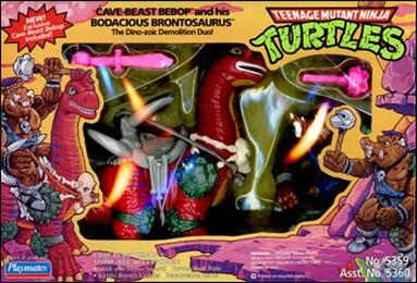 Teenage Mutant Ninja Turtles: Cave Turtles figure 5 Cave Beast Bebop and his Bodacious Brontosaurus