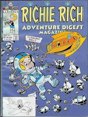 Richie Rich Adventure Digest Magazine Cover Image 1
