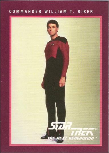 Star Trek 25th Anniversary: Series 1 (Base Set) card 126 Commander William T. Riker