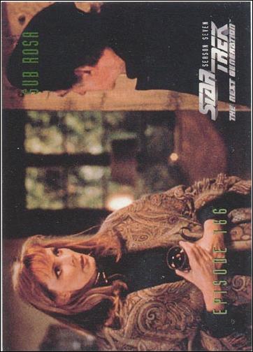 Star Trek: The Next Generation - The Episode Collection Season Seven (Base Set) card 685 Sub Rosa, Episode 166-A