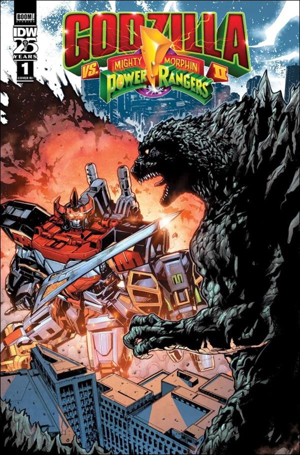 Godzilla vs the Mighty Morphin Power Rangers II issue 1-C Erwin Prasetya 1:10 Cover