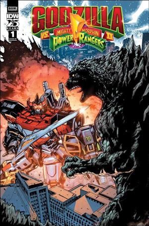 Godzilla vs the Mighty Morphin Power Rangers II issue 1-C Erwin Prasetya 1:10 Cover