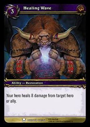 World of Warcraft: Heroes of Azeroth (Base Set) card 112 Healing Wave