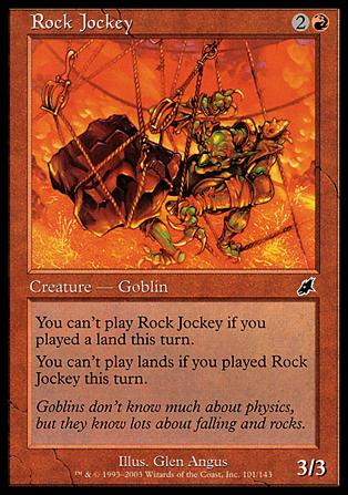 Magic the Gathering: Scourge (Base Set) card 101 Rock Jockey