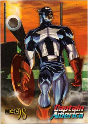 Marvel Creators Collection '98 (Base Set) card 38 Captain America: Captain America