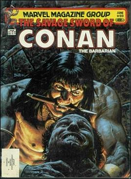 Savage Sword of Conan the Barbarian (Base Set) card 35 Cover Issue #89