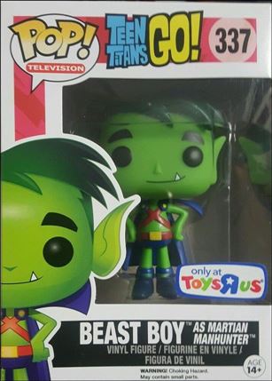 POP! Television figure 337 Beast Boy As Martian Manhunter Toys R Us
