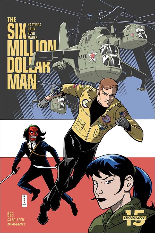 Six Million Dollar Man (2019) issue 5-B David Hahn Cover