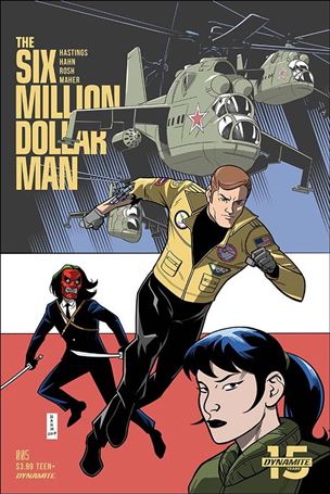 Six Million Dollar Man (2019) issue 5-B David Hahn Cover