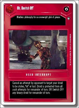 Star Wars: Hoth Revised (Base Set) card 48 Oh, Switch Off