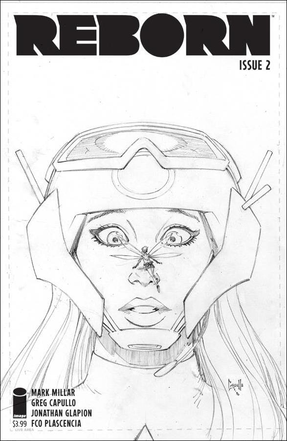 Reborn issue 2-C Greg Capullo 1:100 Sketch Cover