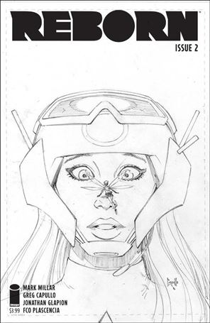 Reborn issue 2-C Greg Capullo 1:100 Sketch Cover
