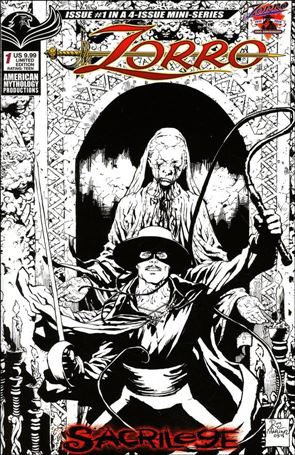 Zorro: Sacrilege issue 1-C Roy Allen Martinez Visions of Zorro Cover 1/375