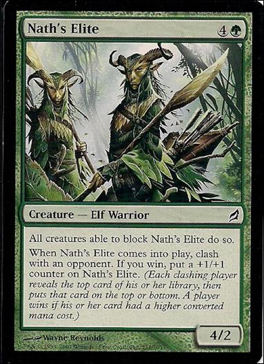 Magic the Gathering: Lorwyn (Base Set) card 231 Nath's Elite