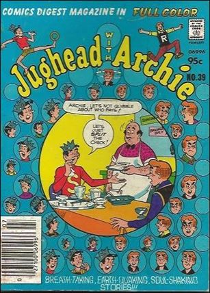 Jughead with Archie Digest Magazine issue 39-B Canadian Price Cover
