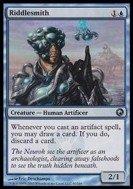 Magic the Gathering: Scars of Mirrodin (Base Set) card 40 Riddlesmith