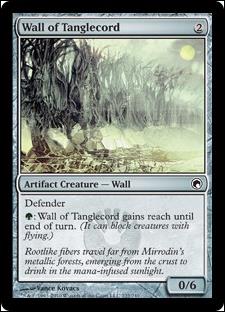 Magic the Gathering: Scars of Mirrodin (Base Set) card 222 Wall of Tanglecord