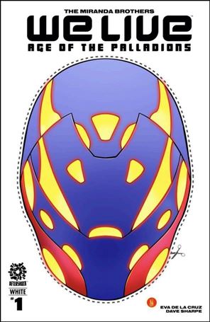 We Live: Age of the Palladions issue 1 White-B Inaki Miranda Mask Cover