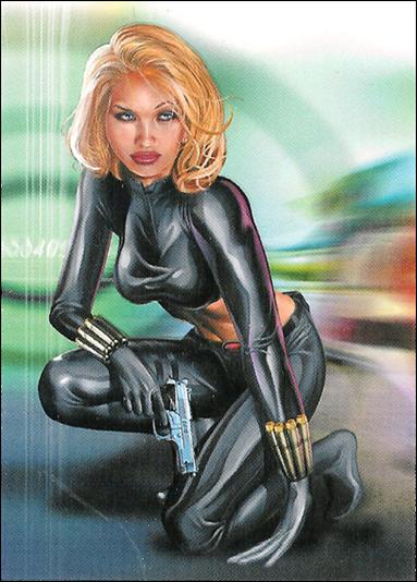 Women of Marvel (Embossed Subset) card T2 Black Widow