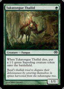 Magic the Gathering: Planechase 2012 Edition (Base Set) card 79 Tukatongue Thallid