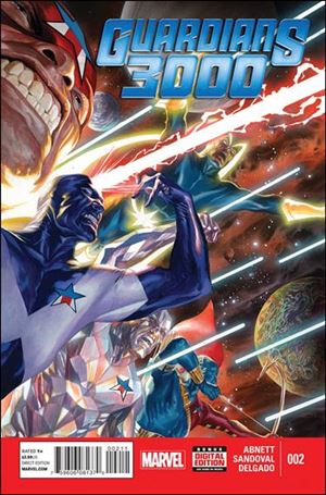 Guardians 3000 issue 2 Alex Ross Cover