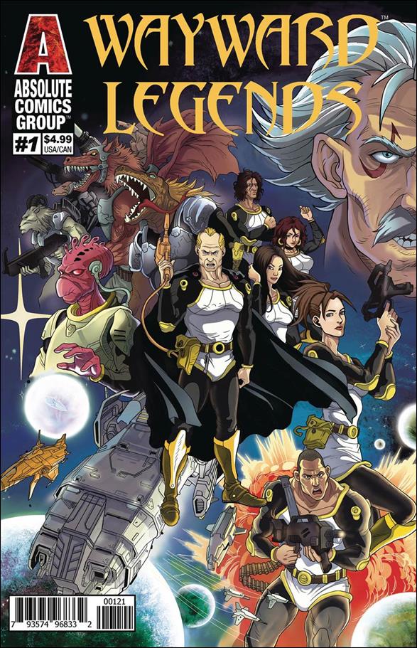 Wayward Legends issue 1-B Weilin Yang Holographic Gold Foil Cover