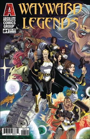 Wayward Legends issue 1-B Weilin Yang Holographic Gold Foil Cover