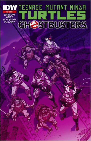 Teenage Mutant Ninja Turtles/Ghostbusters issue 2-G Dan Schoening Cover (2nd Printing)