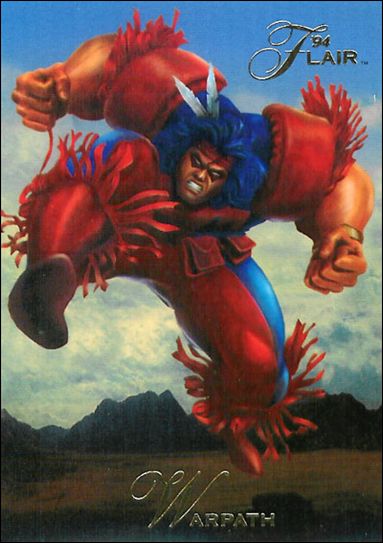 Marvel Annual Flair '94 (Base Set) card 144 Warpath