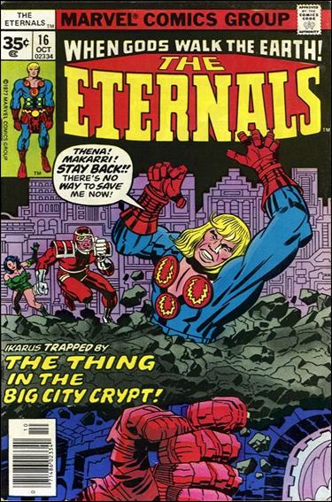 Eternals (1976) issue 16-B 35 Cent Price Cover