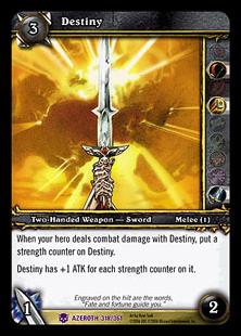 World of Warcraft: Heroes of Azeroth (Base Set) card 318 Destiny