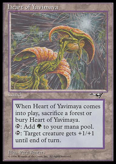 Magic the Gathering: Alliances (Base Set) card 138 Heart of Yavimaya