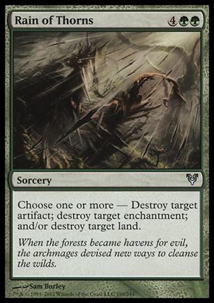 Magic the Gathering: Avacyn Restored (Base Set) card 190 Rain of Thorns