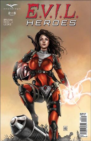 E.V.I.L. Heroes issue 2-C Mike Krome Cover
