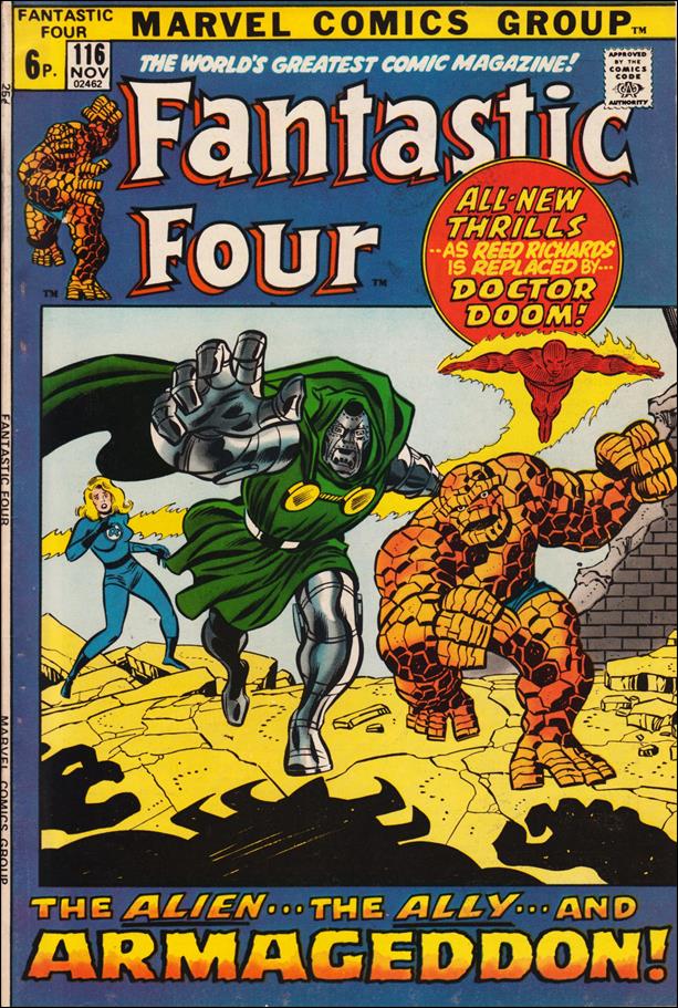 Fantastic Four (1961) issue 116-B UK Price Cover