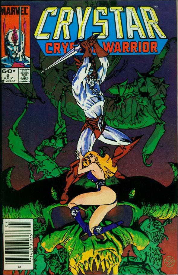 Saga of Crystar Crystal Warrior issue 8-B Newsstand Cover