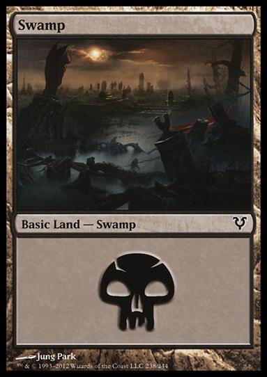 Magic the Gathering: Avacyn Restored (Base Set) card 238 Swamp
