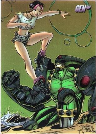 Gen13: Series 1 (Base Set) card 101 Freefall vs Helmut