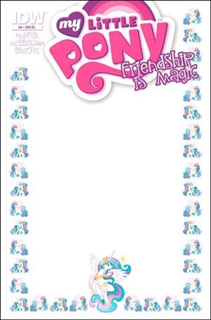 My Little Pony: Friendship is Magic issue 8-I Jetpack and Larry's Comics Blank Cover