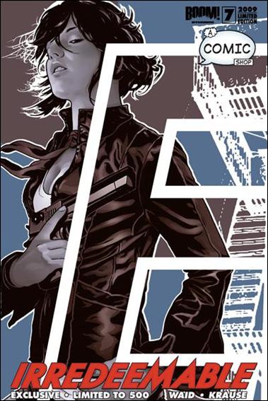 Irredeemable issue 7-D Jeffrey Spokes A Comic Shop Negative Cover 1/500