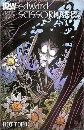 Edward Scissorhands issue 3-C Drew Rausch Hot Topic Cover