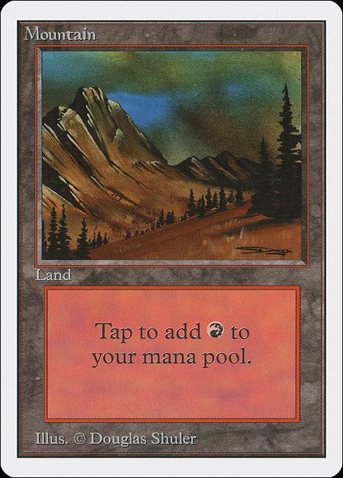 Magic the Gathering: Unlimited (Base Set) card 291-C Mountain