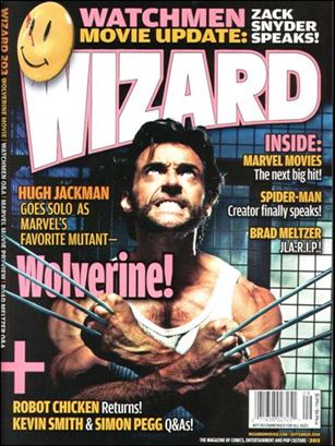 Wizard: The Magazine of Comics, Entertainment and Pop Culture issue 203-B Hugh Jackman as Wolverine Photo Cover