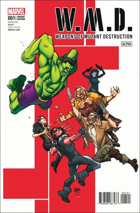 Weapons of Mutant Destruction issue 1-B Pasqual Ferry Cover