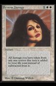 Magic the Gathering: Limited Edition Beta (Base Set) card 36 Reverse Damage