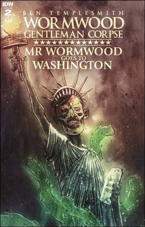 Wormwood Gentleman Corpse: Mr. Wormwood Goes to Washington issue 2-B Liberty Cover