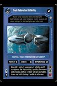 Star Wars: Coruscant Limited (Base Set) card 85 Trade Federation Battleship