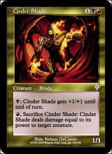 Magic the Gathering: Invasion (Base Set) card 240 Cinder Shade
