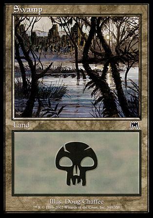 Magic the Gathering: Onslaught (Base Set) card 340 Swamp